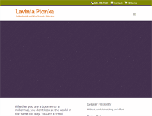 Tablet Screenshot of laviniaplonka.com
